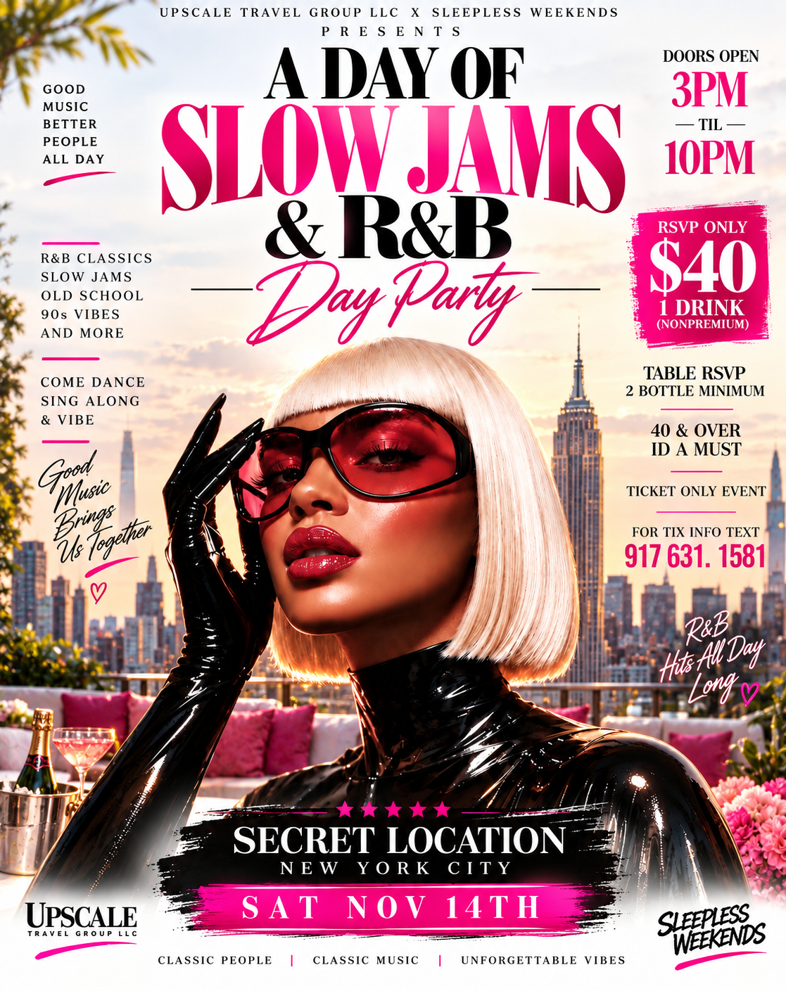 40 & UP SLOW JAMS & R&B DAY PARTY SAT NOV 14th
