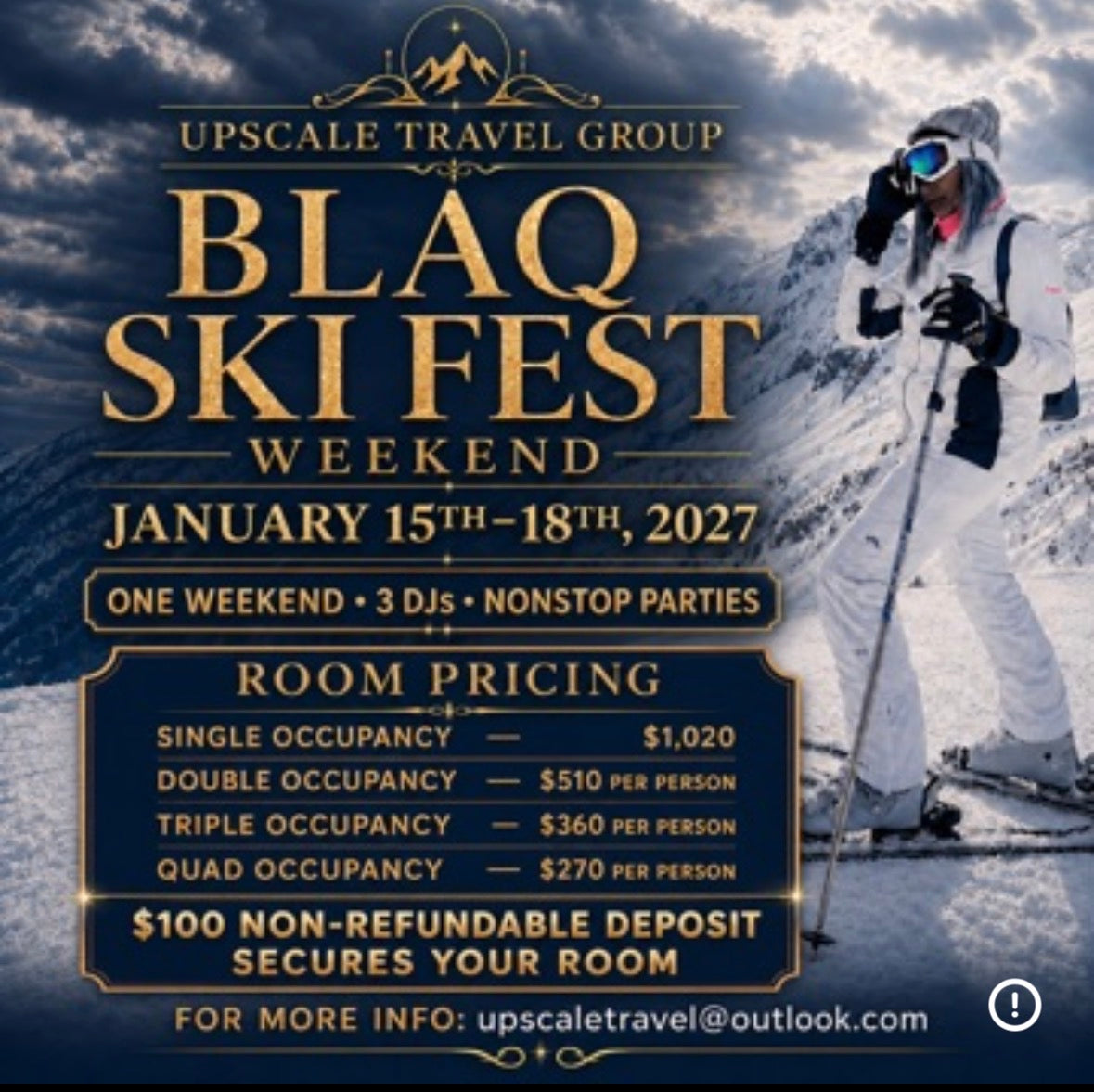 BLAQ SKI FEST WEEKEND 2027