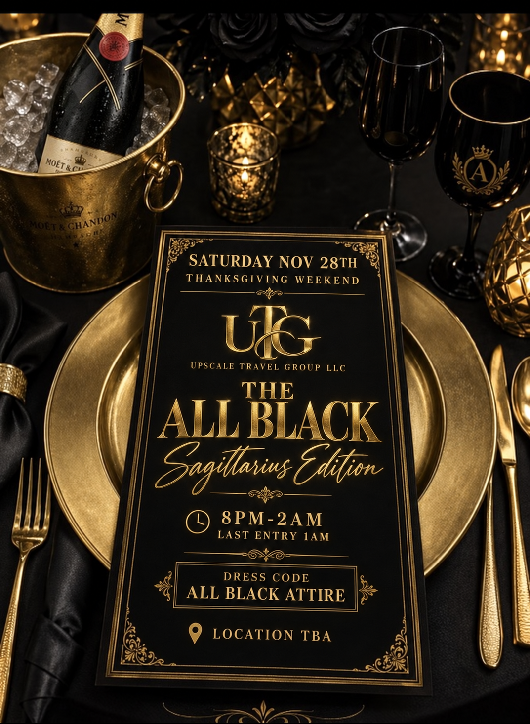 All black affair coming Thanksgiving weekend 2026